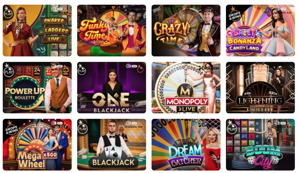 Игры с живыми дилерами